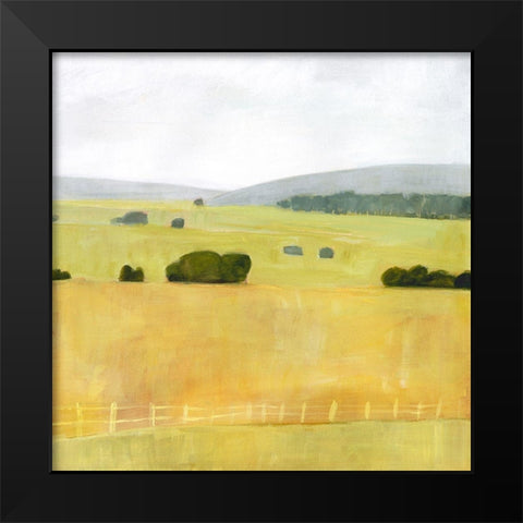 Soft Fieldscape I Black Modern Wood Framed Art Print by Borges, Victoria