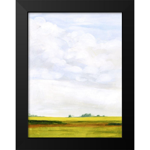 Field Walk I Black Modern Wood Framed Art Print by Borges, Victoria