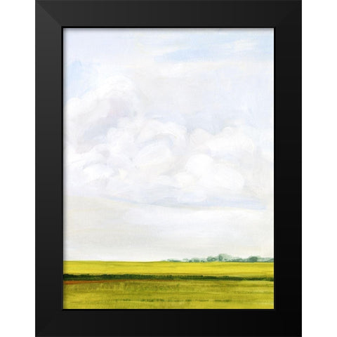 Field Walk II Black Modern Wood Framed Art Print by Borges, Victoria