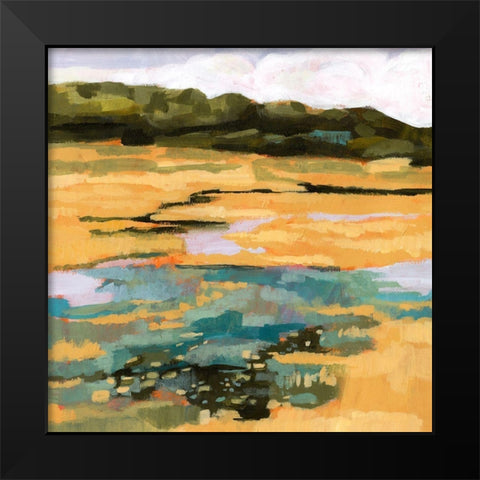 Marsh View I Black Modern Wood Framed Art Print by Borges, Victoria