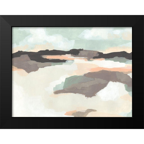 Dreaming Fields I Black Modern Wood Framed Art Print by Vess, June Erica