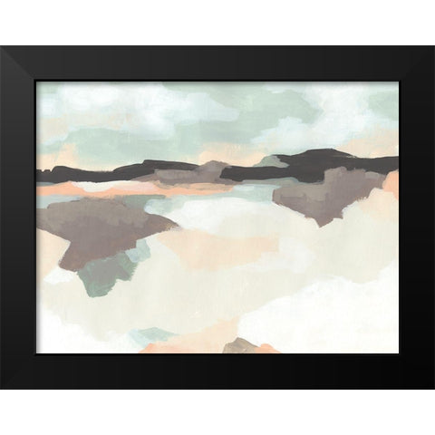 Dreaming Fields II Black Modern Wood Framed Art Print by Vess, June Erica