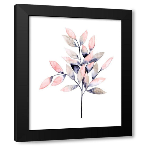 Midnight Branch I Black Modern Wood Framed Art Print with Double Matting by Popp, Grace
