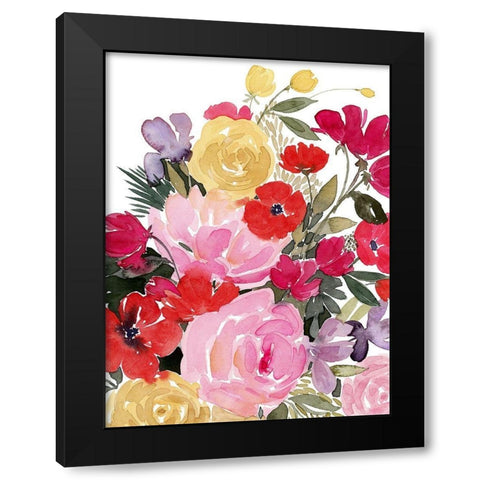 Rainy Day Bouquet I Black Modern Wood Framed Art Print by Popp, Grace