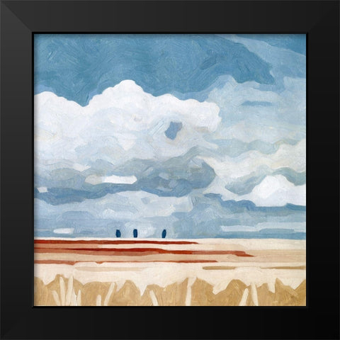 Prairie Landscape I Black Modern Wood Framed Art Print by Scarvey, Emma