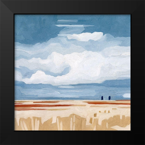 Prairie Landscape II Black Modern Wood Framed Art Print by Scarvey, Emma