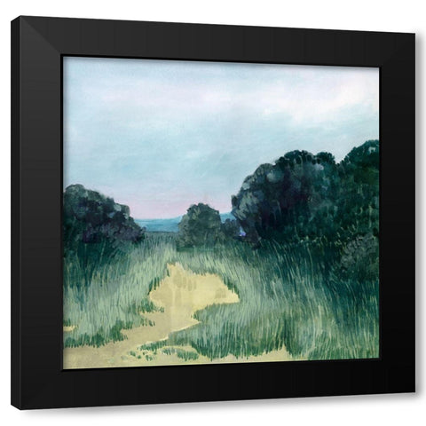 Twilight Dunes II Black Modern Wood Framed Art Print with Double Matting by Popp, Grace