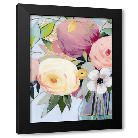 Georgia Bouquet I Black Modern Wood Framed Art Print by Popp, Grace