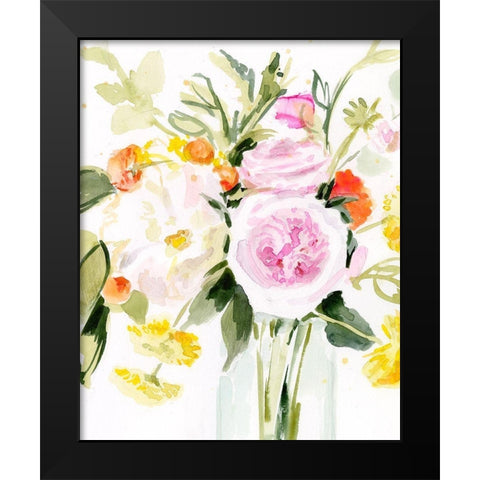 Loose Arrangement II Black Modern Wood Framed Art Print by Borges, Victoria