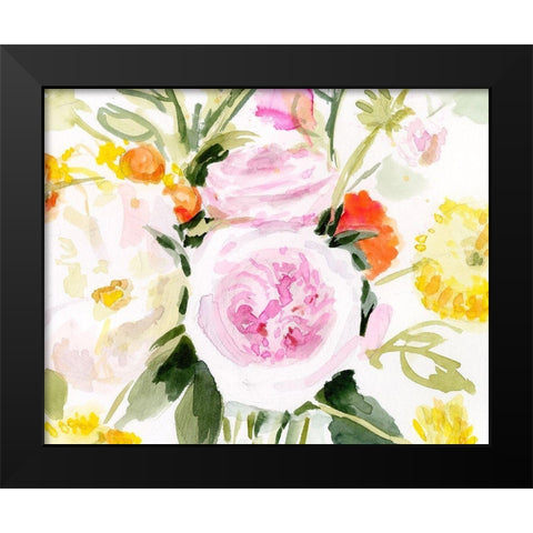 Loose Arrangement III Black Modern Wood Framed Art Print by Borges, Victoria