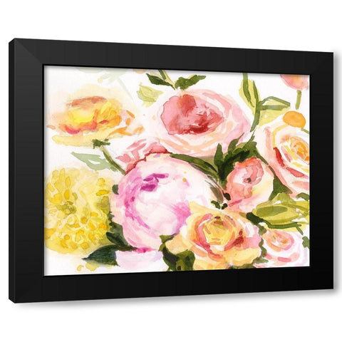 Loose Arrangement IV Black Modern Wood Framed Art Print by Borges, Victoria