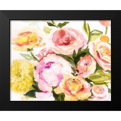 Loose Arrangement IV Black Modern Wood Framed Art Print by Borges, Victoria