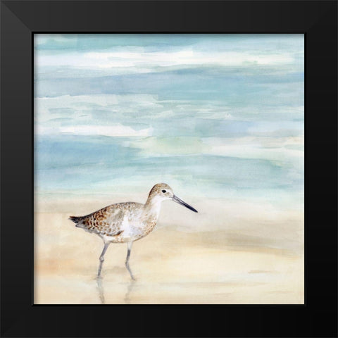 Speckled Willet I Black Modern Wood Framed Art Print by Borges, Victoria