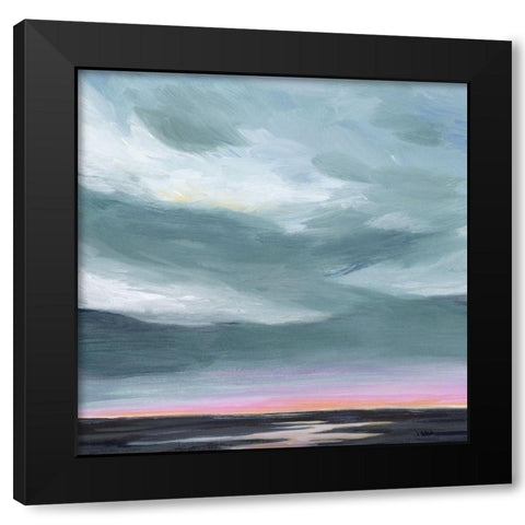 Amethyst Marsh I Black Modern Wood Framed Art Print with Double Matting by Popp, Grace