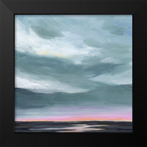 Amethyst Marsh I Black Modern Wood Framed Art Print by Popp, Grace