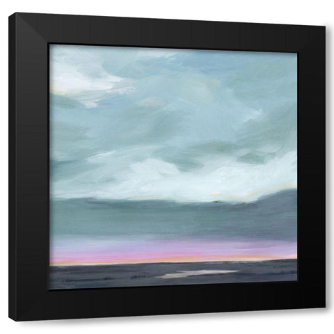 Amethyst Marsh II Black Modern Wood Framed Art Print by Popp, Grace