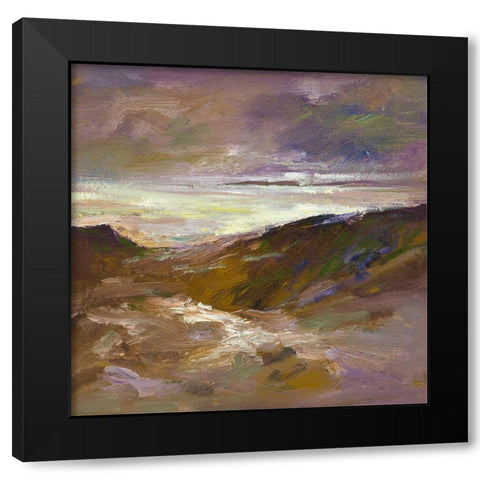 California Coast Black Modern Wood Framed Art Print by Finch, Sheila