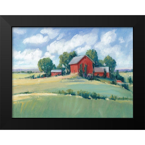 Rural Farmland I Black Modern Wood Framed Art Print by OToole, Tim