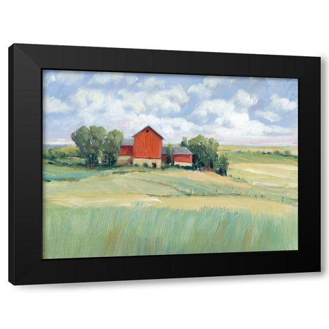 Rural Farmland II Black Modern Wood Framed Art Print with Double Matting by OToole, Tim