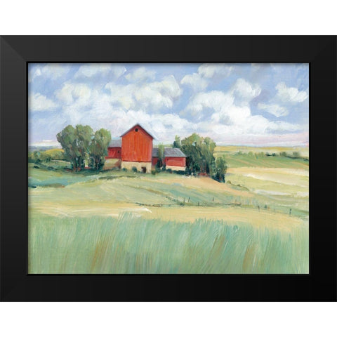 Rural Farmland II Black Modern Wood Framed Art Print by OToole, Tim