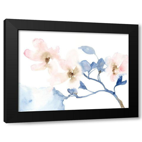 Cherry Blossom Light I Black Modern Wood Framed Art Print by Goldberger, Jennifer