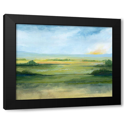 Sunlit Vale I Black Modern Wood Framed Art Print by Popp, Grace