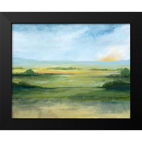 Sunlit Vale I Black Modern Wood Framed Art Print by Popp, Grace