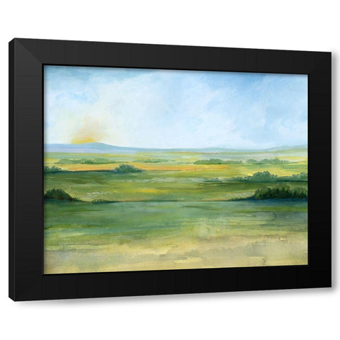 Sunlit Vale II Black Modern Wood Framed Art Print by Popp, Grace
