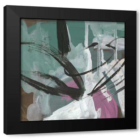 Uncharted Territory II Black Modern Wood Framed Art Print with Double Matting by Zarris, Chariklia