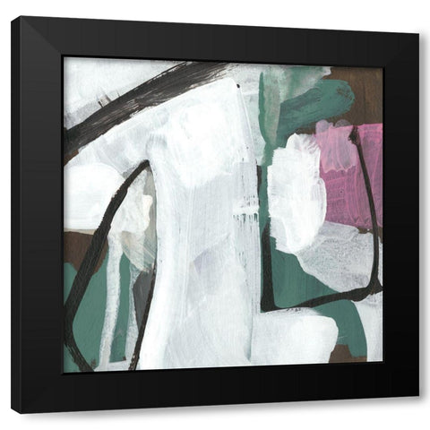 Uncharted Territory V Black Modern Wood Framed Art Print with Double Matting by Zarris, Chariklia