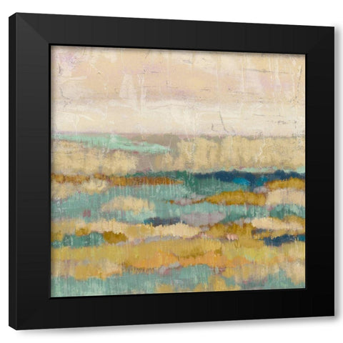 Marsh Impressions II Black Modern Wood Framed Art Print with Double Matting by Zarris, Chariklia