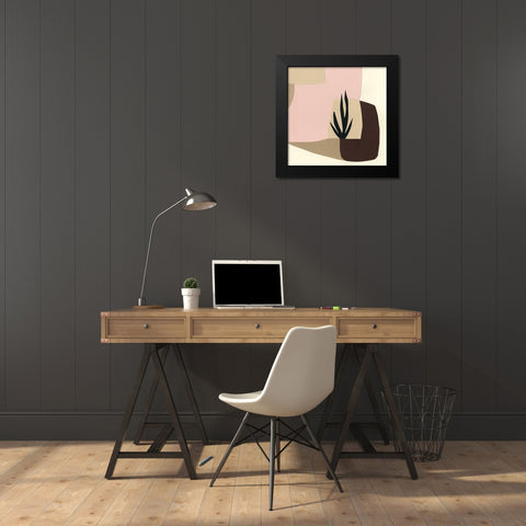 Tinted Dimensions I Black Modern Wood Framed Art Print by Stramel, Renee W.