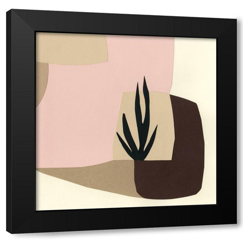 Tinted Dimensions I Black Modern Wood Framed Art Print with Double Matting by Stramel, Renee W.