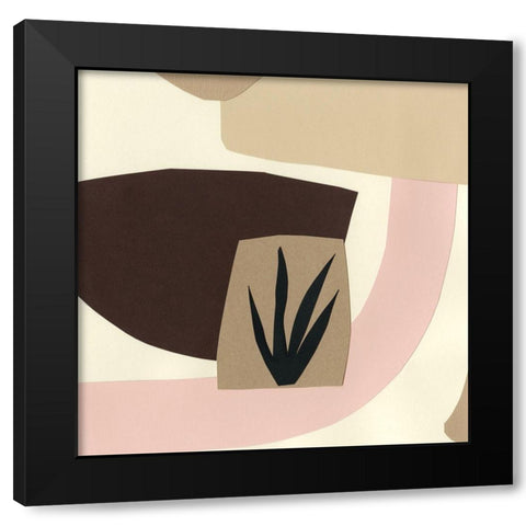 Tinted Dimensions II Black Modern Wood Framed Art Print by Stramel, Renee W.