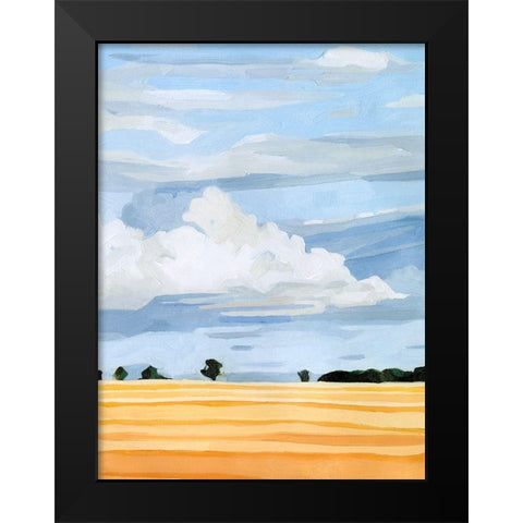 Pale Cloudscape I Black Modern Wood Framed Art Print by Scarvey, Emma