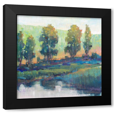 Morning Lightscape II Black Modern Wood Framed Art Print with Double Matting by OToole, Tim