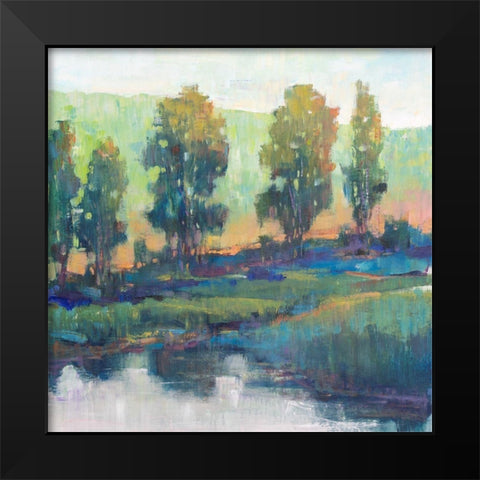 Morning Lightscape II Black Modern Wood Framed Art Print by OToole, Tim