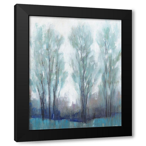 Through the Clearing I Black Modern Wood Framed Art Print with Double Matting by OToole, Tim