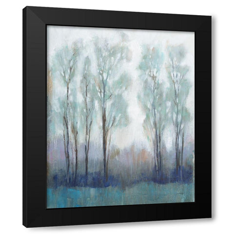 Through the Clearing II Black Modern Wood Framed Art Print with Double Matting by OToole, Tim