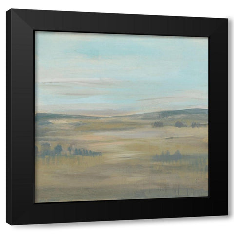 View from the Train I Black Modern Wood Framed Art Print by Goldberger, Jennifer