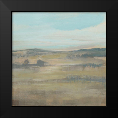 View from the Train II Black Modern Wood Framed Art Print by Goldberger, Jennifer