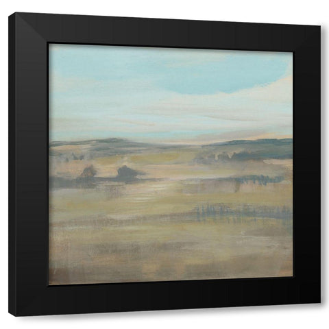 View from the Train II Black Modern Wood Framed Art Print by Goldberger, Jennifer