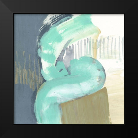 Curvilinear IV Black Modern Wood Framed Art Print by Goldberger, Jennifer