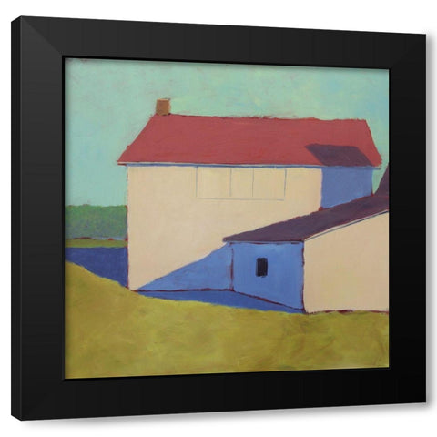 Primary Barns VII Black Modern Wood Framed Art Print by Young, Carol