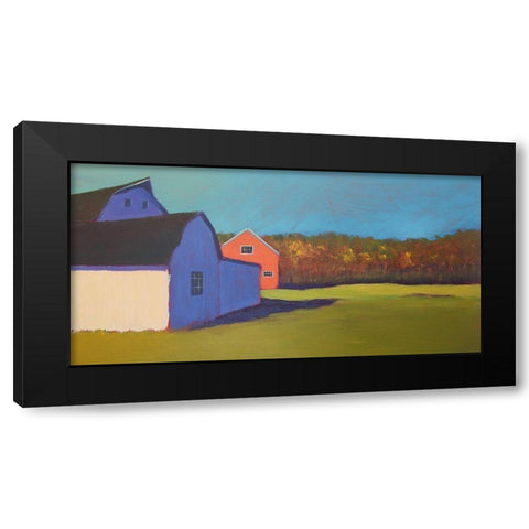 Primary Barns VIII Black Modern Wood Framed Art Print by Young, Carol