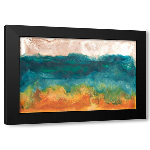 Grassland Sunset I Black Modern Wood Framed Art Print by Ludwig, Alicia