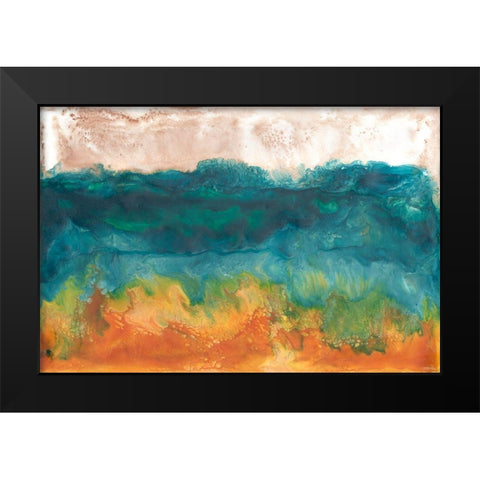 Grassland Sunset I Black Modern Wood Framed Art Print by Ludwig, Alicia