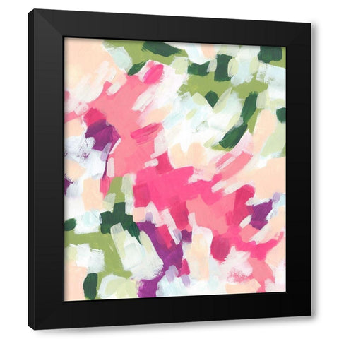 Palette Prism I Black Modern Wood Framed Art Print by Vess, June Erica
