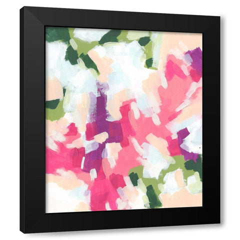Palette Prism II Black Modern Wood Framed Art Print by Vess, June Erica