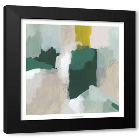 Tundra Summer II Black Modern Wood Framed Art Print by Vess, June Erica